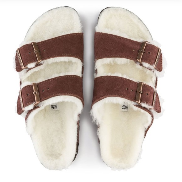 Birkenstock Arizona Shearling Sandals - Picture 5 of 8